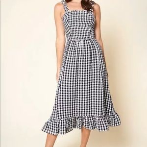 Sugarlips Little Women Gingham Midi Dress